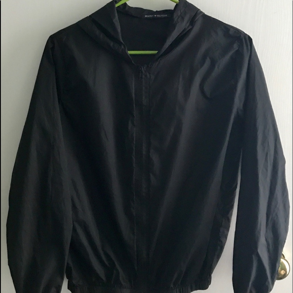 Brandy Melville Black Windbreaker